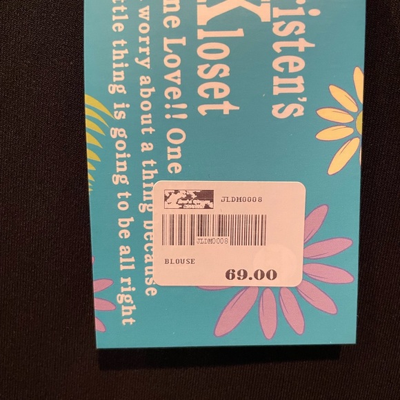 Kristen’s Kloset Rhinestone Sleeves Blouse - Picture 4 of 4